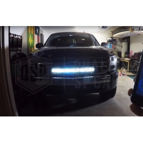 1 Barra Led 6000K Curvada para Chevrolet SUV 83 CM Ajustable Luz Spot