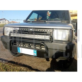 1 Barra Led 6000K Curvada para Fiat SUV, Crossover 83 CM Ajustable Luz Spot