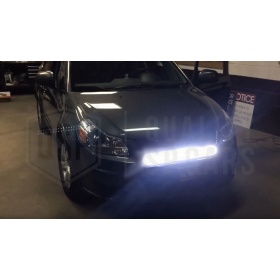 1 Barra Led 6000K Curvada para Fiat SUV, Crossover 83 CM Ajustable Luz Spot