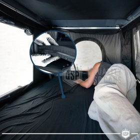 Rigid Car Roof Tent Installable on VW Scirocco Professional | 3 People Camping LARGE SPACES