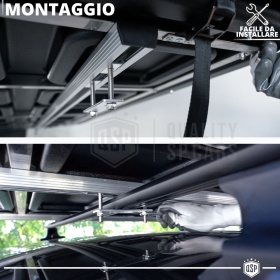 Rigid Car Roof Tent Installable on VW Scirocco Professional | 3 People Camping LARGE SPACES