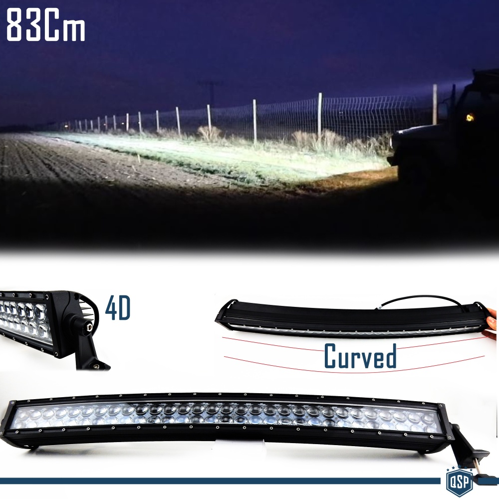 1 Barra Led 6000K Curvada para Jaguar I-Pace, E-Pace, F-Pace 83 CM Ajustable Luz Spot 1 Barra Led 6000K Curvada para Jaguar I-Pace, E-Pace, F-Pace 83 CM Ajustable Luz Spot