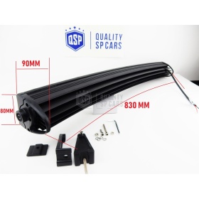 1 Barra Led 6000K Curvada para Jaguar I-Pace, E-Pace, F-Pace 83 CM Ajustable Luz Spot