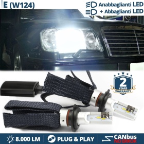 Kit LED H4 para MERCEDES CLASE E W124 Luces de Cruce + Carretera | 6500K 8000LM CANbus