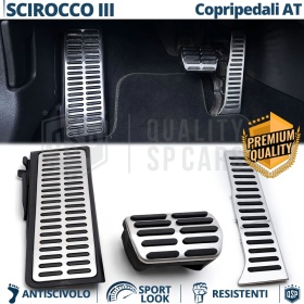 CUBRE PEDALES Deportivos para VW Scirocco 3 Cambio AUTOMÁTICO | Pedales de Aluminio y Goma