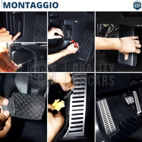 CUBRE PEDALES Deportivos para VW Passat CC Cambio AUTOMÁTICO | Pedales de Aluminio y Goma