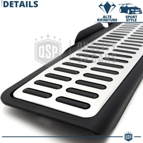 CUBRE PEDALES Deportivos para VW Passat CC Cambio AUTOMÁTICO | Pedales de Aluminio y Goma