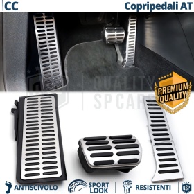 CUBRE PEDALES Deportivos para VW CC Cambio AUTOMÁTICO | Pedales de Aluminio y Goma