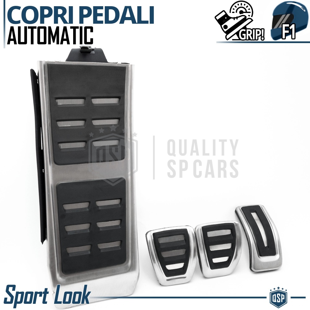 CUBRE PEDALES Deportivos para Audi Manuales | Pedales de Aluminio y Goma Antideslizante