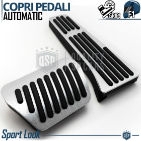 CUBRE PEDALES Deportivos para BMW Caja de Cambios Automática | Pedales de Aluminio y Goma Antideslizante