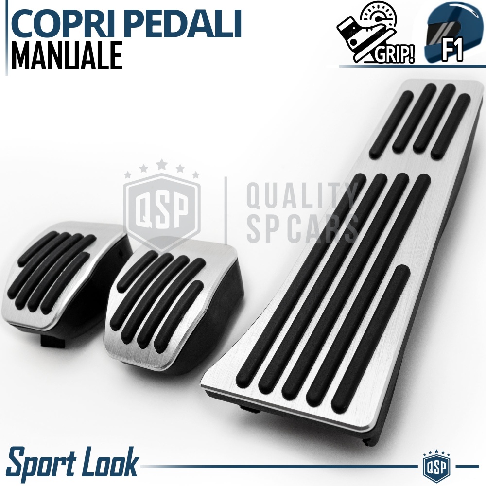 CUBRE PEDALES Deportivos para BMW Manuales | Pedales de Aluminio y Goma Antideslizante