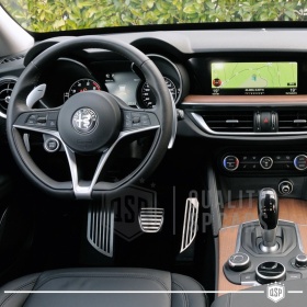 CUBRE PEDALES Deportivos para Alfa Romeo Stelvio Cambio AUTOMÁTICO | Pedales de Acero y Goma Antideslizante CUBRE PEDALES Deportivos para Alfa Romeo Stelvio Cambio AUTOMÁTICO | Pedales de Acero y Goma Antideslizante