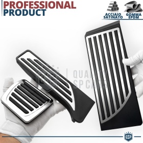 CUBRE PEDALES Deportivos para Alfa Romeo Stelvio Cambio AUTOMÁTICO | Pedales de Acero y Goma Antideslizante CUBRE PEDALES Deportivos para Alfa Romeo Stelvio Cambio AUTOMÁTICO | Pedales de Acero y Goma Antideslizante