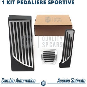CUBRE PEDALES Deportivos para Alfa Romeo Stelvio Cambio AUTOMÁTICO | Pedales de Acero y Goma Antideslizante CUBRE PEDALES Deportivos para Alfa Romeo Stelvio Cambio AUTOMÁTICO | Pedales de Acero y Goma Antideslizante