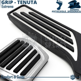 CUBRE PEDALES Deportivos para Alfa Romeo Stelvio Cambio AUTOMÁTICO | Pedales de Acero y Goma Antideslizante CUBRE PEDALES Deportivos para Alfa Romeo Stelvio Cambio AUTOMÁTICO | Pedales de Acero y Goma Antideslizante