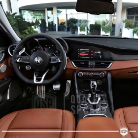 CUBRE PEDALES Deportivos para Alfa Romeo Giulia Cambio AUTOMÁTICO | Pedales de Acero y Goma Antideslizante CUBRE PEDALES Deportivos para Alfa Romeo Giulia Cambio AUTOMÁTICO | Pedales de Acero y Goma Antideslizante