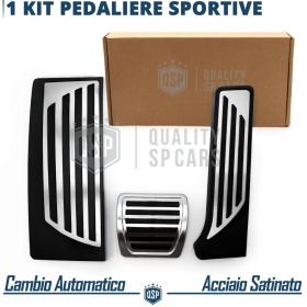 CUBRE PEDALES Deportivos para Alfa Romeo Giulia Cambio AUTOMÁTICO | Pedales de Acero y Goma Antideslizante CUBRE PEDALES Deportivos para Alfa Romeo Giulia Cambio AUTOMÁTICO | Pedales de Acero y Goma Antideslizante