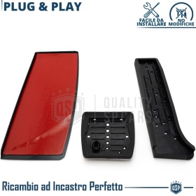 CUBRE PEDALES Deportivos para Alfa Romeo Giulia Cambio AUTOMÁTICO | Pedales de Acero y Goma Antideslizante CUBRE PEDALES Deportivos para Alfa Romeo Giulia Cambio AUTOMÁTICO | Pedales de Acero y Goma Antideslizante