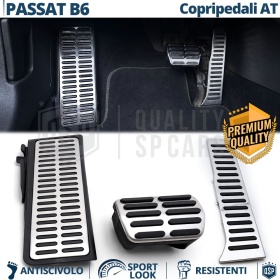 CUBRE PEDALES Deportivos para VW Passat B6 Cambio AUTOMÁTICO | Pedales de Aluminio y Goma