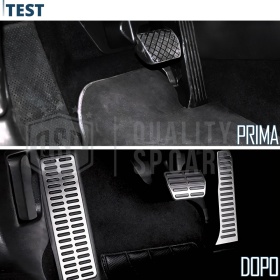 CUBRE PEDALES Deportivos para VW Passat B6 Cambio AUTOMÁTICO | Pedales de Aluminio y Goma