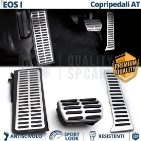 CUBRE PEDALES Deportivos para VW Eos Cambio AUTOMÁTICO | Pedales de Aluminio y Goma