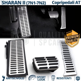 CUBRE PEDALES Deportivos para VW Sharan 7N Cambio AUTOMÁTICO | Pedales de Aluminio y Goma