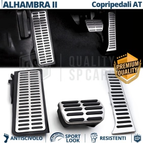 Sport PEDALKAPPEN für Seat Alhambra 2 AUTOMATIKGETRIEBE | Pedalabdeckungen aus Aluminium und Gummi