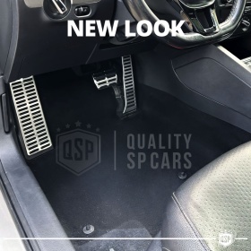 Sport PEDALKAPPEN für Seat Alhambra 2 AUTOMATIKGETRIEBE | Pedalabdeckungen aus Aluminium und Gummi