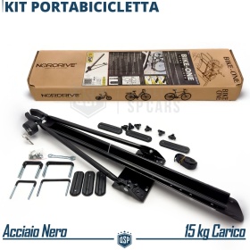Soporte Bicicleta de Techo Universal para Coches a INSTALAR en Barras de Techo | Aprobado TÜV GS