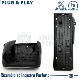 CUBRE PEDALES Deportivos para Audi Q3 8U Cambio AUTOMÁTICO | Pedales de Aluminio y Goma CUBRE PEDALES Deportivos para Audi Q3 8U Cambio AUTOMÁTICO | Pedales de Aluminio y Goma
