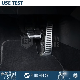 COUVRE PÉDALES Sport pour Audi A3 8P Transmission AUTOMATIQUE | Aluminium et Caoutchouc COUVRE PÉDALES Sport pour Audi A3 8P Transmission AUTOMATIQUE | Aluminium et Caoutchouc