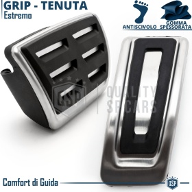 Car PEDAL Covers for VW T-Roc AUTOMATIC Gearbox | Sports Pedals Aluminum and Non-slip Rubber