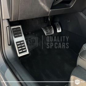 Car PEDAL Covers for VW T-Roc AUTOMATIC Gearbox | Sports Pedals Aluminum and Non-slip Rubber