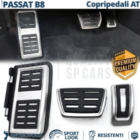 Car PEDAL Covers for VW Passat B8 AUTOMATIC Gearbox | Sports Pedals Aluminum and Non-slip Rubber