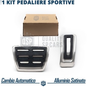 CUBRE PEDALES Deportivos para Audi e-tron Cambio AUTOMÁTICO | Pedales de Aluminio y Goma Antideslizante