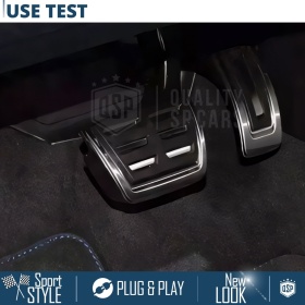 CUBRE PEDALES Deportivos para Audi e-tron Cambio AUTOMÁTICO | Pedales de Aluminio y Goma Antideslizante