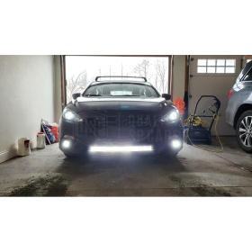 1 Barra Led 6000K Curvada para Mazda SUV Off-Road 83 CM Ajustable Luz Spot