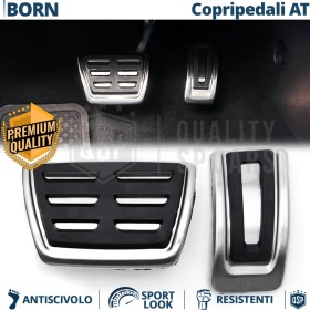 CUBRE PEDALES Deportivos para Cupra Born Cambio AUTOMÁTICO | Pedales de Aluminio y Goma Antideslizante