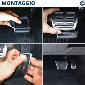 CUBRE PEDALES Deportivos para Cupra Born Cambio AUTOMÁTICO | Pedales de Aluminio y Goma Antideslizante