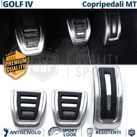 CUBRE PEDALES Deportivos para VW Golf 4 Cambio MANUAL | Pedales de Aluminio y Goma Antideslizante CUBRE PEDALES Deportivos para VW Golf 4 Cambio MANUAL | Pedales de Aluminio y Goma Antideslizante