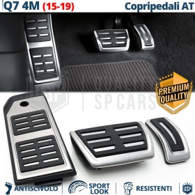 CUBRE PEDALES Deportivos para Audi Q7 4M Cambio AUTOMÁTICO | Pedales de Aluminio Goma Antideslizante