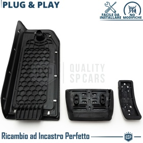 CUBRE PEDALES Deportivos para Audi Q7 4M Cambio AUTOMÁTICO | Pedales de Aluminio Goma Antideslizante