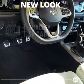 Car PEDAL Covers for VW New Beetle RSI MANUAL Transmission | Aluminum and Non-slip Rubber Sports Pedals Car PEDAL Covers for VW New Beetle RSI MANUAL Transmission | Aluminum and Non-slip Rubber Sports Pedals