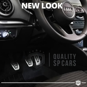 Car PEDAL Covers for Audi A6 Allroad C8 MANUAL Transmission | Aluminum and Non-slip Rubber Sports Pedals Car PEDAL Covers for Audi A6 Allroad C8 MANUAL Transmission | Aluminum and Non-slip Rubber Sports Pedals