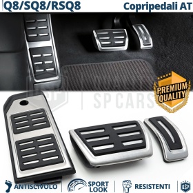 CUBRE PEDALES Deportivos para Audi Q8 Cambio AUTOMÁTICO | Pedales de Aluminio Goma Antideslizante