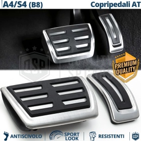 Car PEDAL Covers for Audi A4 B8 AUTOMATIC Transmission | Sports Pedals Aluminum Non-slip Rubber Car PEDAL Covers for Audi A4 B8 AUTOMATIC Transmission | Sports Pedals Aluminum Non-slip Rubber