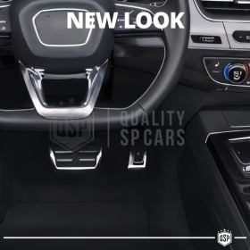 Car PEDAL Covers for Audi A4 B8 AUTOMATIC Transmission | Sports Pedals Aluminum Non-slip Rubber Car PEDAL Covers for Audi A4 B8 AUTOMATIC Transmission | Sports Pedals Aluminum Non-slip Rubber