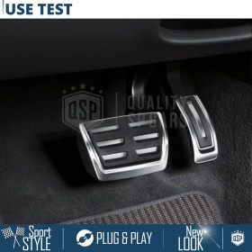 Car PEDAL Covers for Audi A4 B8 AUTOMATIC Transmission | Sports Pedals Aluminum Non-slip Rubber Car PEDAL Covers for Audi A4 B8 AUTOMATIC Transmission | Sports Pedals Aluminum Non-slip Rubber