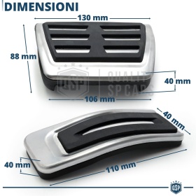 Car PEDAL Covers for Audi A4 B8 AUTOMATIC Transmission | Sports Pedals Aluminum Non-slip Rubber Car PEDAL Covers for Audi A4 B8 AUTOMATIC Transmission | Sports Pedals Aluminum Non-slip Rubber