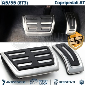Car PEDAL Covers for Audi A5 8T3 AUTOMATIC Transmission | Sports Pedals Aluminum Non-slip Rubber Car PEDAL Covers for Audi A5 8T3 AUTOMATIC Transmission | Sports Pedals Aluminum Non-slip Rubber